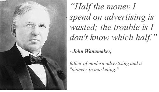 John Wanamaker had to guess advertising results